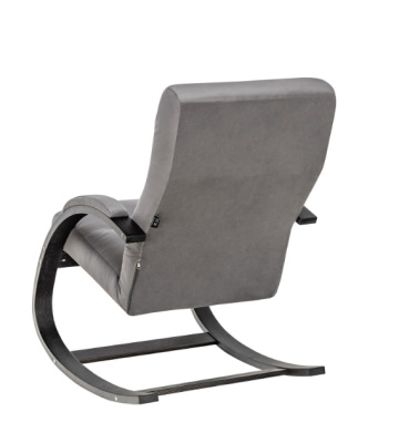 Кресло-качалка Leset Милано венге текстура Velur V32