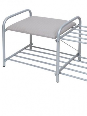 Этажерка для обуви NIKA Люкс 1 серебро 