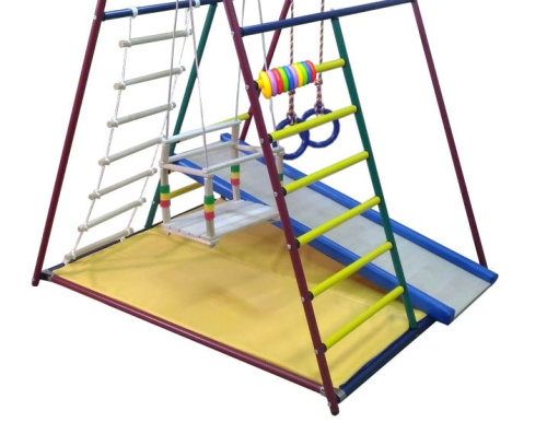 Детский игровой комплекс Вертикаль Веселый Малыш MINI горка мягкий бортик