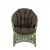 IND Комплект Черчиль диван кресло и столик олива темные подушки 