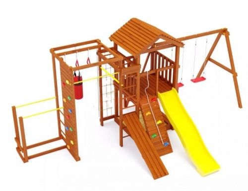 Детская спортивная площадка для дачи Савушка Мастер 5 Семейная