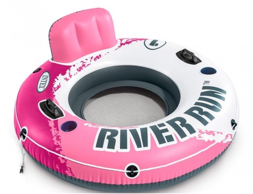 Надувной круг-кресло Intex 56824 135см Pink River Run