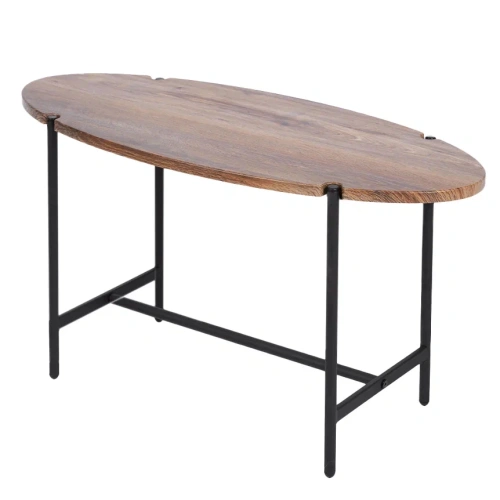 Стол журнальный МеталлАрт М025 коричневый дуб 