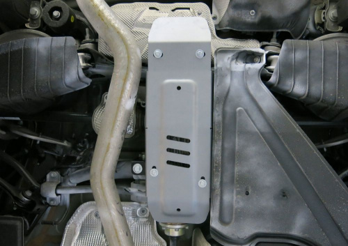 Защита редуктора для Audi Q7 V - 3.0; 3.0d алюминий 4 мм, крепеж в комплекте