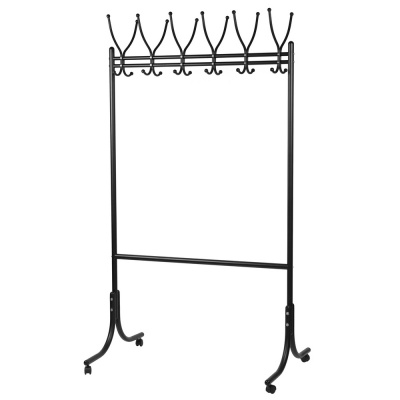 Вешалка общественная М 11 на колесах черный 