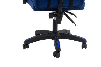 Вибромассажное кресло Calviano 1584 синий велюр 