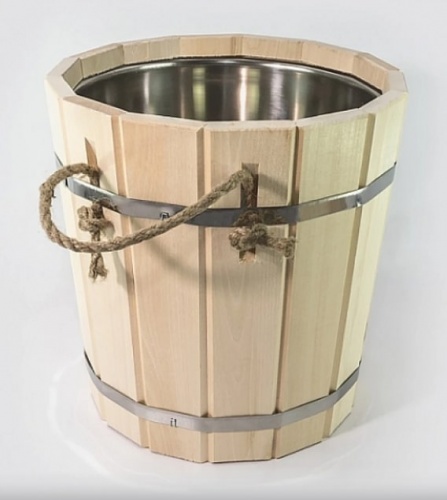 Запарник 20 л липа с нержавеющей вкладкой