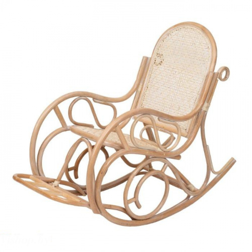 Кресло-качалка с подножкой МР 05/10В белый