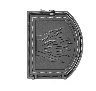 Дверка ВЕЗУВИЙ каминная 218 (Антрацит)