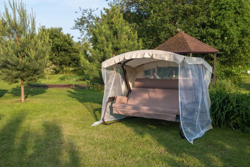 Качели садовые Мерида Премиум A56C.614 коричневый Удачная мебель