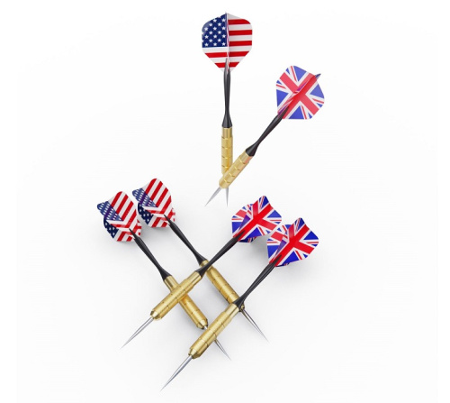 Дартс DFC двусторонний 43 см 6 дротиков