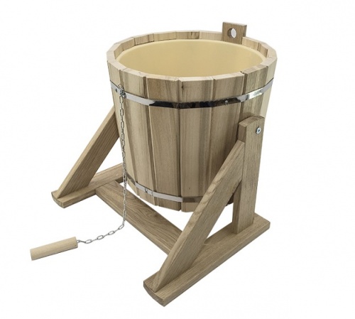 Обливное устройство 16л с пластиковой вставкой ДУБ МД-60