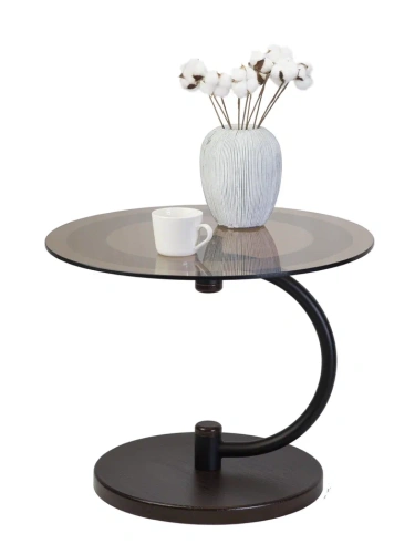 Стол журнальный Дуэт 13Н черный венге 