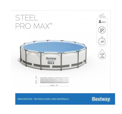 Бассейн каркасный Bestway 56406 Steel Pro MAX 305x76см