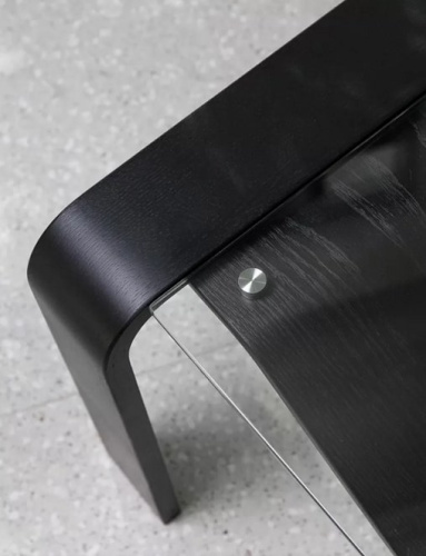 Стол журнальный Гурон 1 черный матовый 