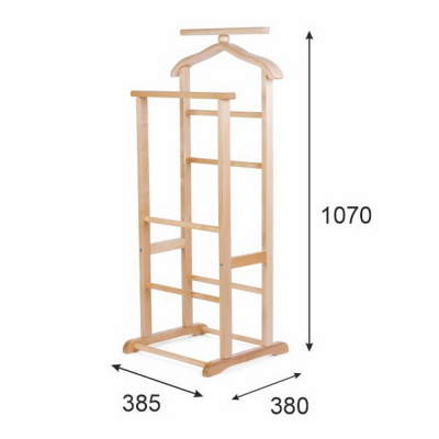 Вешалка костюмная В 9Н светло-коричневый 
