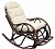 Кресло-качалка с подушкой МР 05/04 шоколад