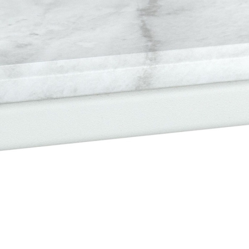 Стол журнальный МеталлАрт М002 белый мрамор 