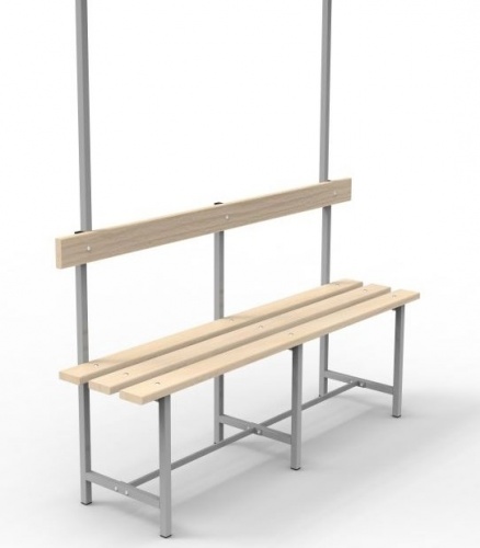 Скамья СВТ-8 с крючками полкой 