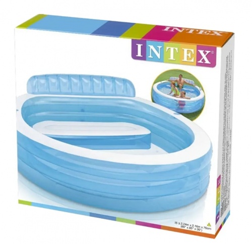 Надувной семейный бассейн Intex 229x218x79 см (57190NP)