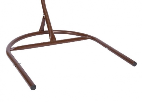 Подвесное кресло Скай 02 коричневый подушка бирюза 