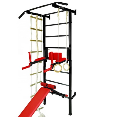 Шведская стенка ЭКТА PRO Light 3 с навесным (ч-кр.)