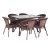 Стол обеденный 6 мест DECO 140х85 шоколад Стол обеденный 6 мест DECO 140х85 шоколад