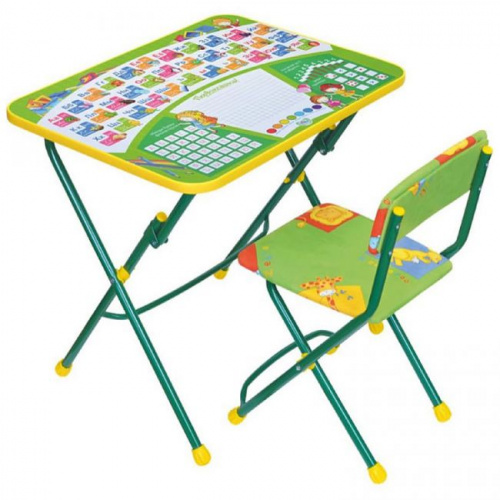 Комплект (стол+стул мягкий) складной с рисунком КУ1 