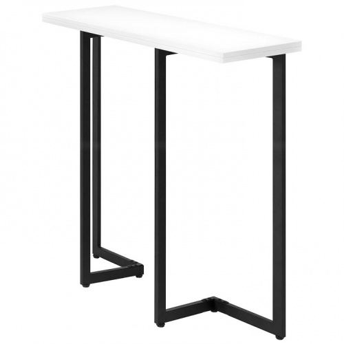 Стол барный Арлен 2 белый шагрень металл графит 