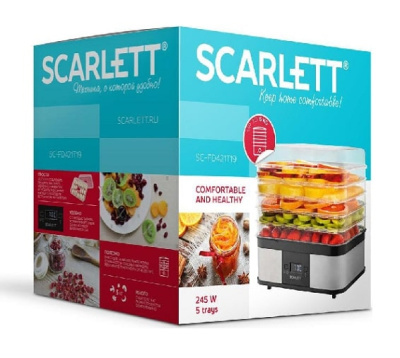 Сушилка для овощей и фруктов Scarlett SC-FD421T19