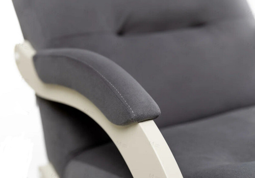 Кресло-маятник Leset Дэми слоновая кость ткань V32