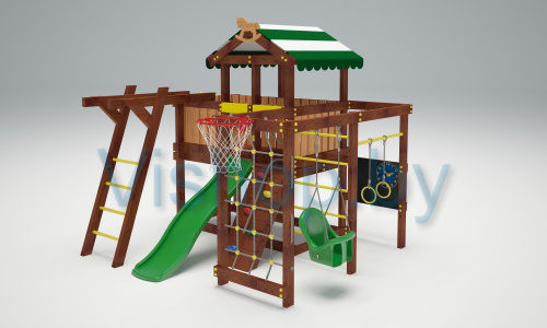 Детская спортивная площадка для дачи Савушка Baby 5 Play