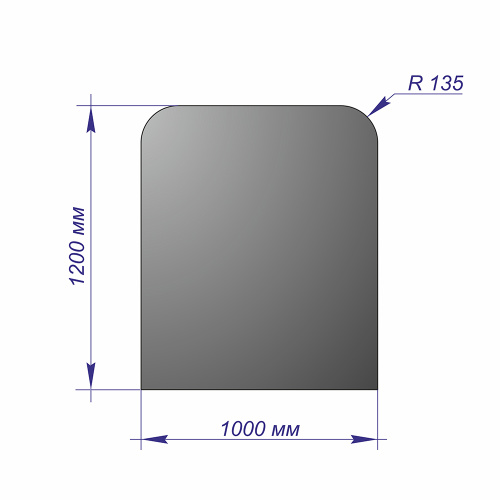 Лист напольный 1200х1000х1,5 R135 медь