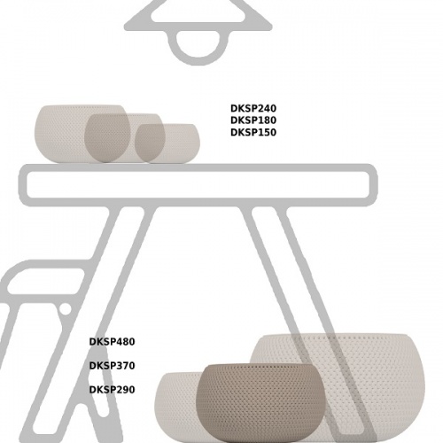 Кашпо для цветов Prosperplast Splofy Bowl DKSP370-7529U