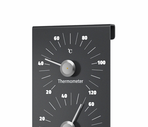 Термогигрометр EVEREST Line алюминий BLACK (TG-23)