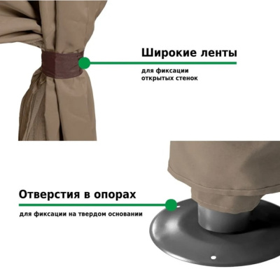 Тент садовый Green Glade 1151 3х6х2,65 м