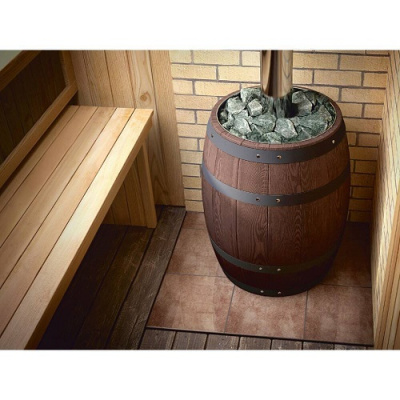 Чугунная печь для бани Вариата Cast Баррель