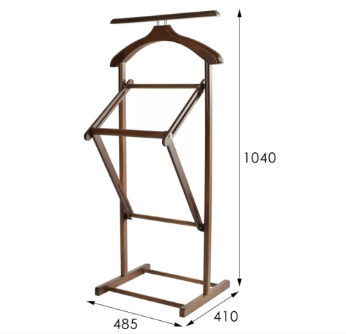 Вешалка костюмная складная В 21Н средне-коричневый 
