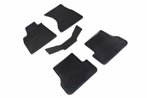 Резиновые коврики салона Сетка для Audi A6 C7 2011-2018 Черные