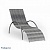 Шезлонг Nice 5045П серый
