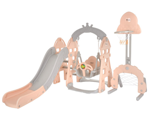 Горка-комплекс Pituso Замок L-DT05 бежевый серый