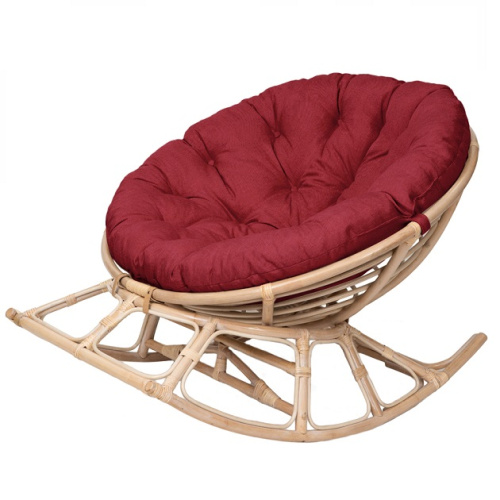 Кресло-качалка PAPASAN МР 23/01D подушка красный 