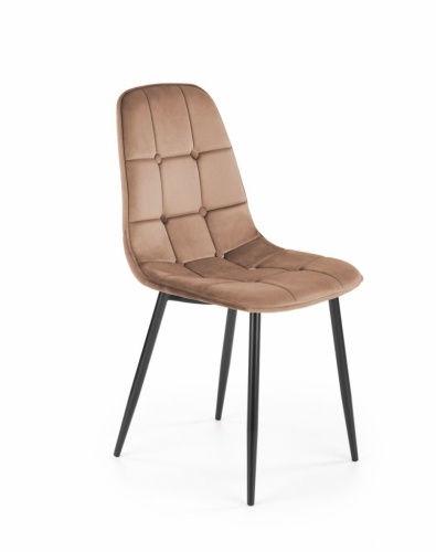 Стул HALMAR K417 бежевый черный 