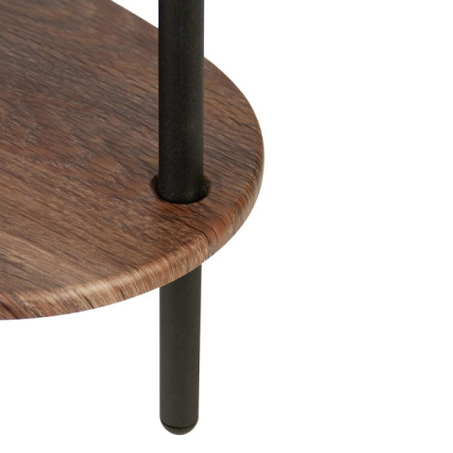 Стол журнальный МеталлАрт М036 коричневый дуб 