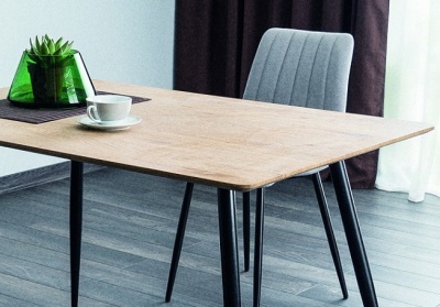 Стол обеденный SIGNAL REMUS 120 дуб/черный 