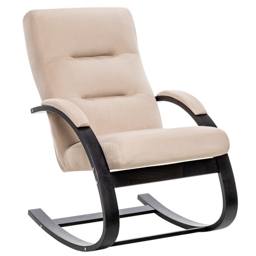 Кресло-качалка Leset Милано венге текстура Velur V18