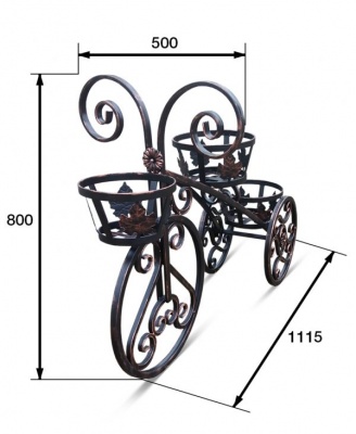 Цветочница Велосипед большая 