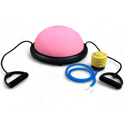 Балансировочная платформа CALVIANO Bosu Ball 46 см розовый
