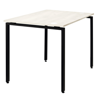 Стол письменный Сиэтл ДТ-5 160х70 дуб белый металл черный 