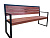 Скамейка садовая Мастер 9 махагон